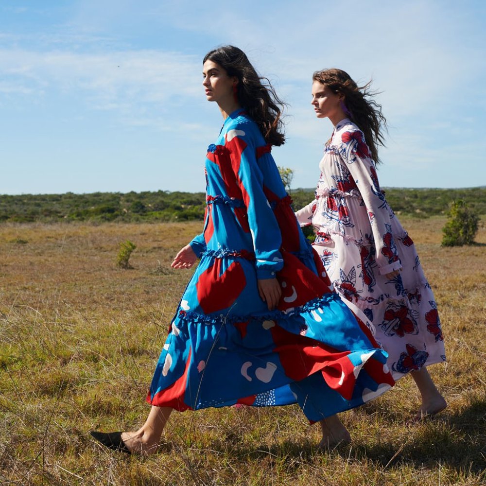 NWOT Handmade Luxury Designer Midi Wide Dress